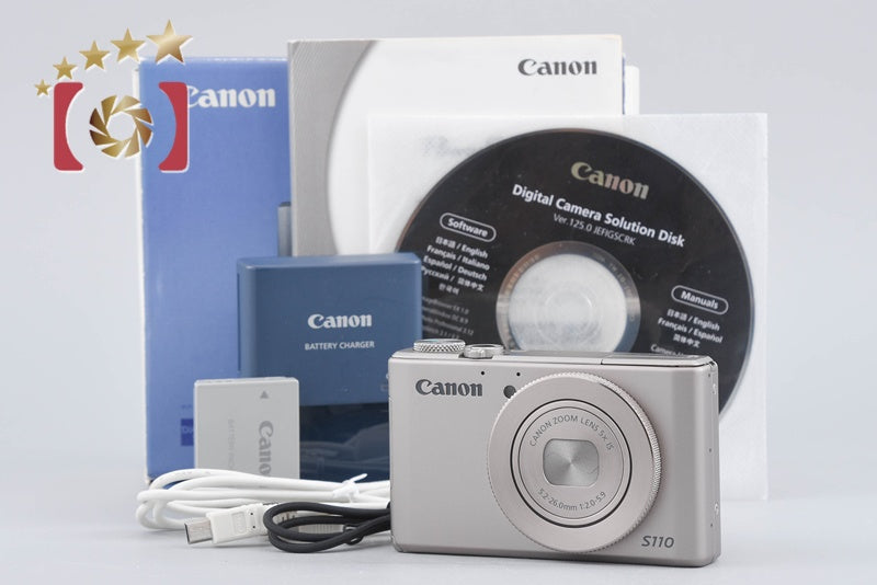 Canon PowerShot S110 Silver 12.1 MP Digital Camera w/ Box