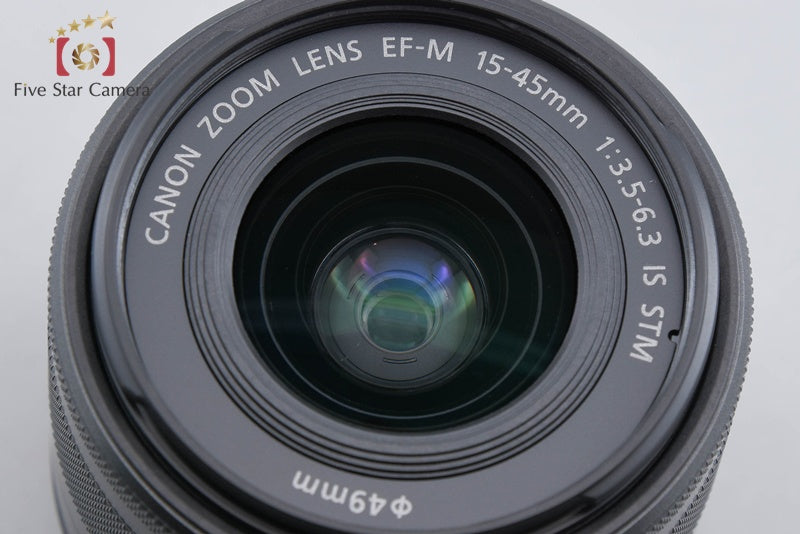 Canon EF-M 15-45mm f/3.5-6.3 IS STM Black