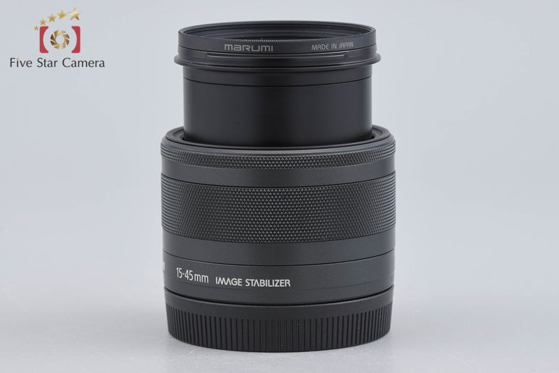 Canon EF-M 15-45mm f/3.5-6.3 IS STM Black