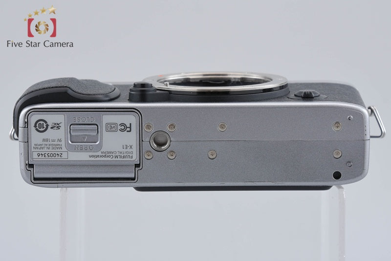 Fujifilm X-E1 Silver 16.3 MP Digital Mirrorless Camera Body
