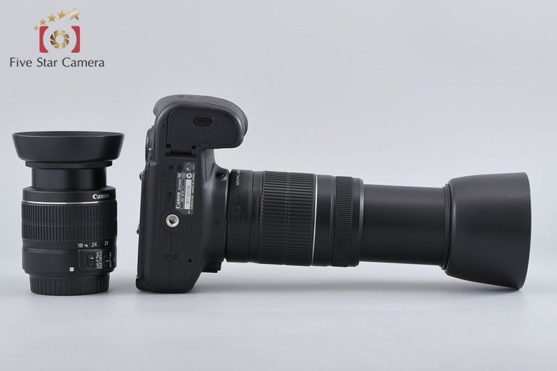 ”Shutter count 3,257" Canon EOS 60D 18.0 MP DSLR 18-55 55-250 Lenses