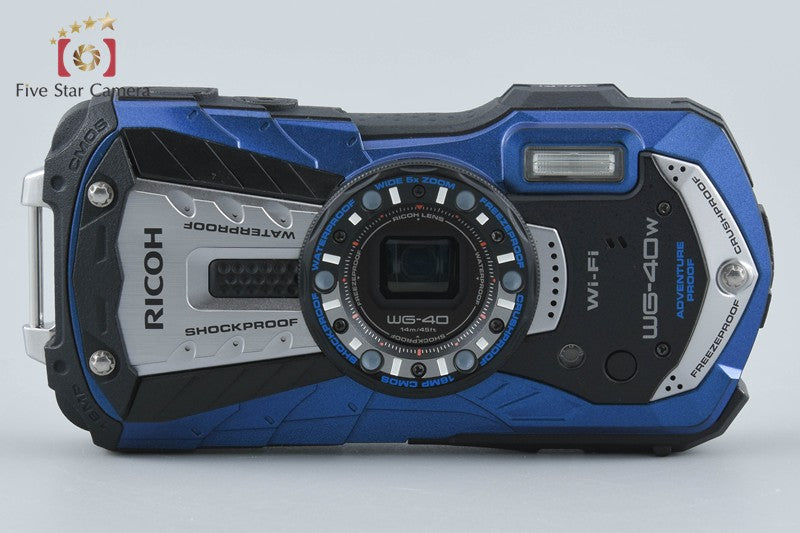 Ricoh Pentax WG-40W Blue 16.0 MP Waterproof Action Camera