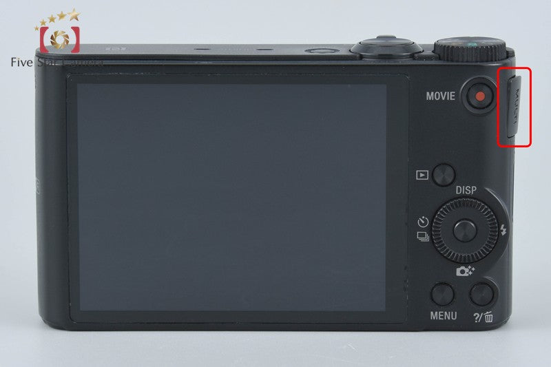 Sony Cyber-Shot DSC-WX350 Black 18.2 MP Digital Camera [Multiple Languages]