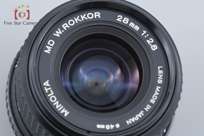 Minolta MD W.ROKKOR 28mm f/2.8