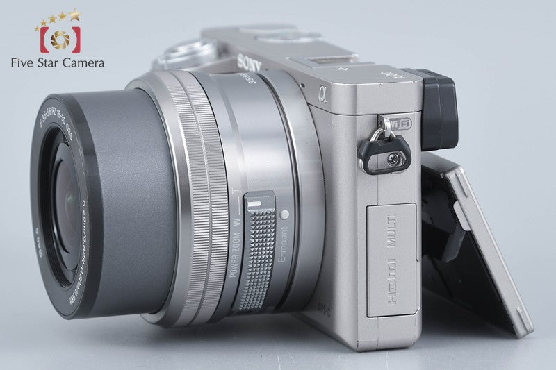Sony Alpha α6000 ILCE-6000 Silver 24.3 MP 16-50 Lens [Multiple Languages]