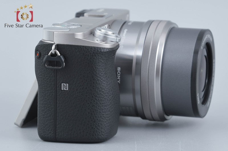 Sony Alpha α6000 ILCE-6000 Silver 24.3 MP 16-50 Lens [Multiple Languages]