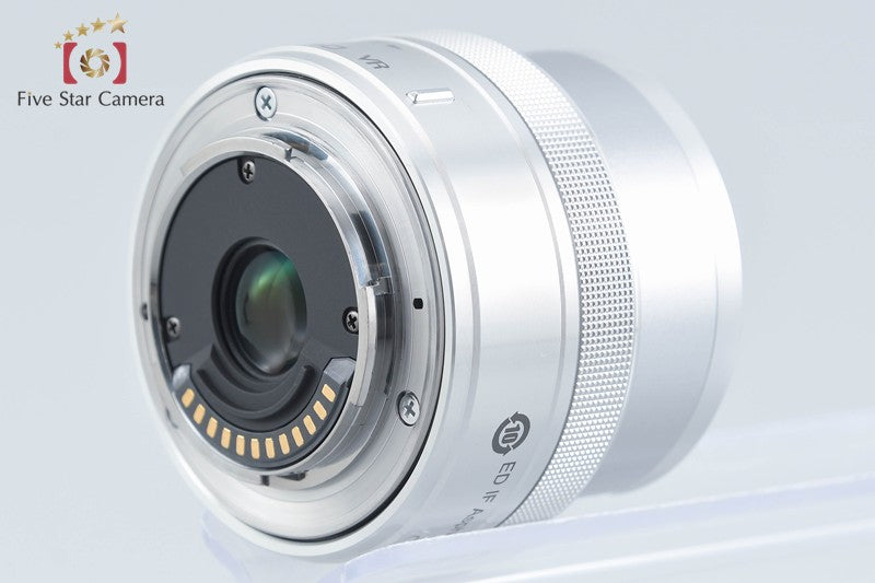 "Shutter count 1,277" Nikon 1 J5 Silver 20.8 MP Digital Camera 10-30 Lens w/ Box