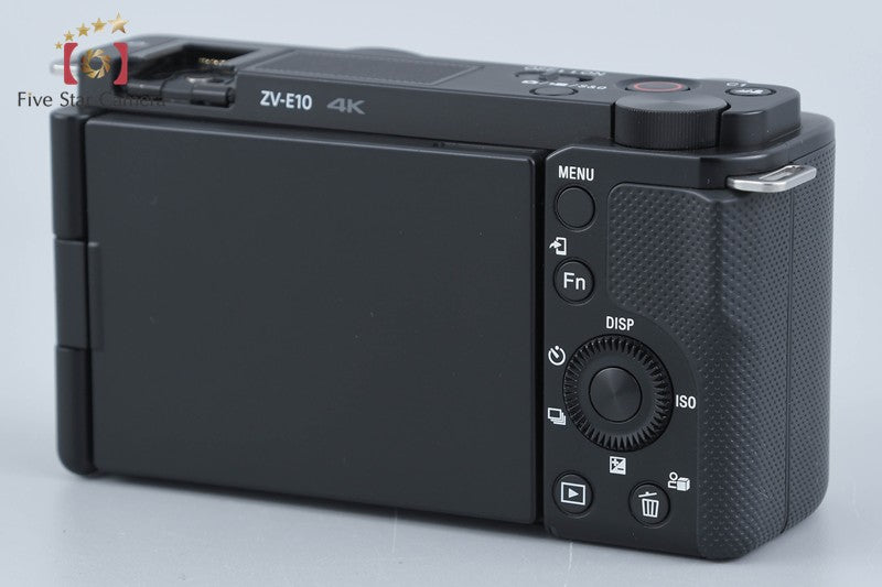 Sony α VLOGCAM ZV-E10 Black Digital Mirrorless Camera [Japanese Language Only]