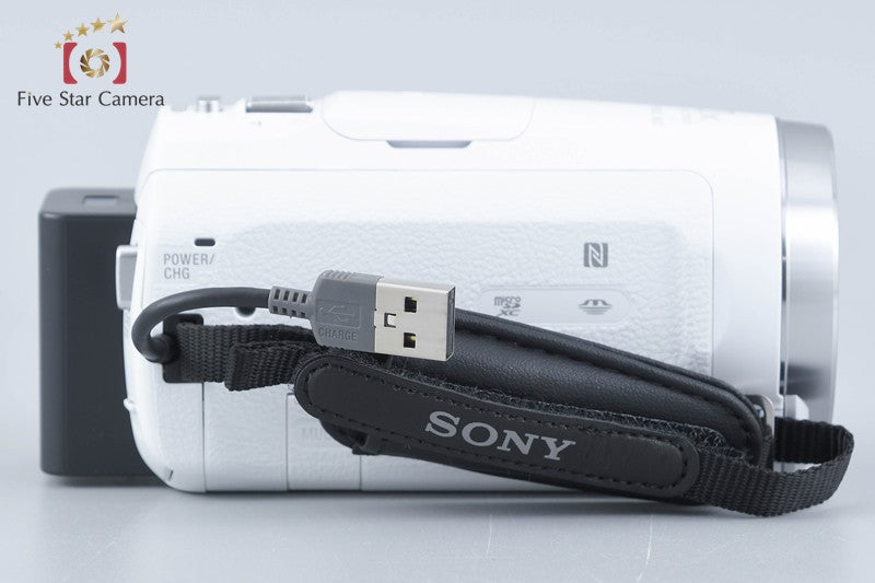 Sony Handycam HDR-CX680 White Digital HD Camcorder w/ Box [Multiple Languages]