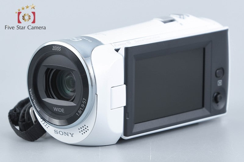 Sony HANDYCAM HDR-CX470 White Digital HD Camcorder [Japanese Language Only]