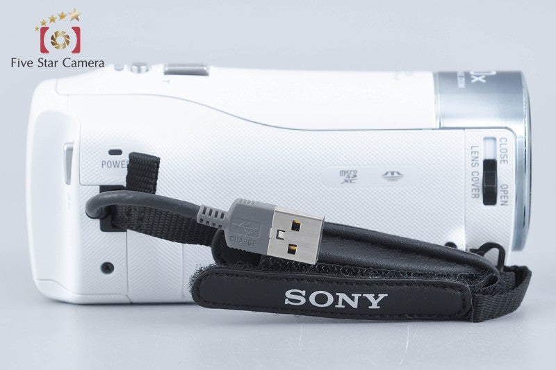 Sony HANDYCAM HDR-CX470 White Digital HD Camcorder [Japanese Language Only]