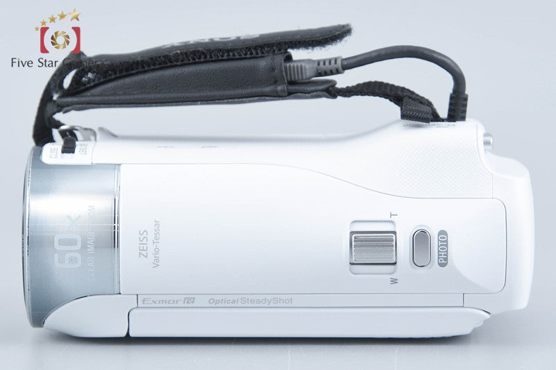 Sony HANDYCAM HDR-CX470 White Digital HD Camcorder [Japanese Language Only]