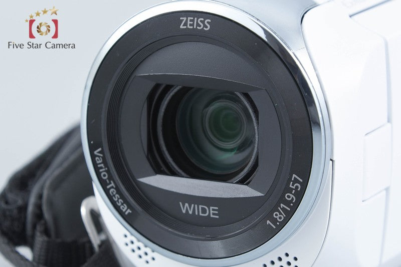 Sony HANDYCAM HDR-CX470 White Digital HD Camcorder [Japanese Language Only]