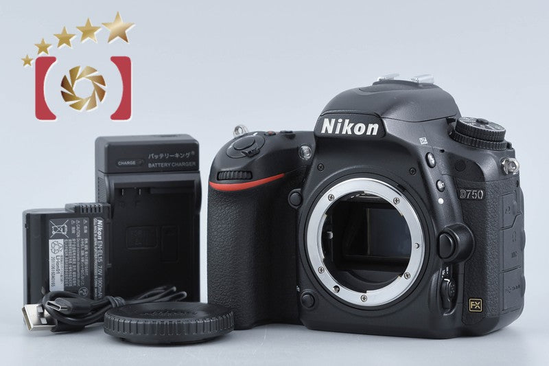 "Shutter count 3,569" Nikon D750 24.3 MP Full Frame Digital SLR Camera Body