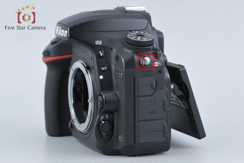 "Shutter count 3,569" Nikon D750 24.3 MP Full Frame Digital SLR Camera Body