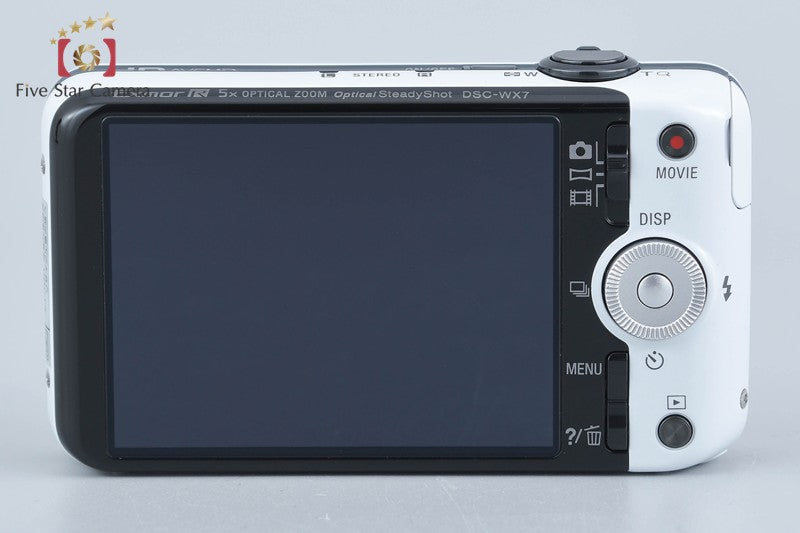 Sony Cyber-Shot DSC-WX7 White 16.2 MP Digital Camera [Japanese Language Only]