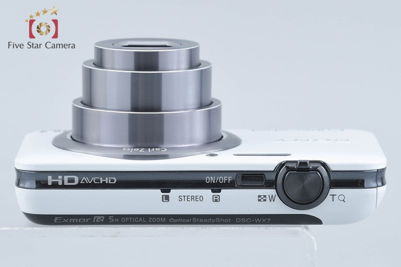 Sony Cyber-Shot DSC-WX7 White 16.2 MP Digital Camera [Japanese Language Only]
