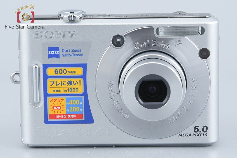 Sony Cyber-Shot DSC-W30 Silver 6.0 MP Digital Camera [Japanese Language Only]
