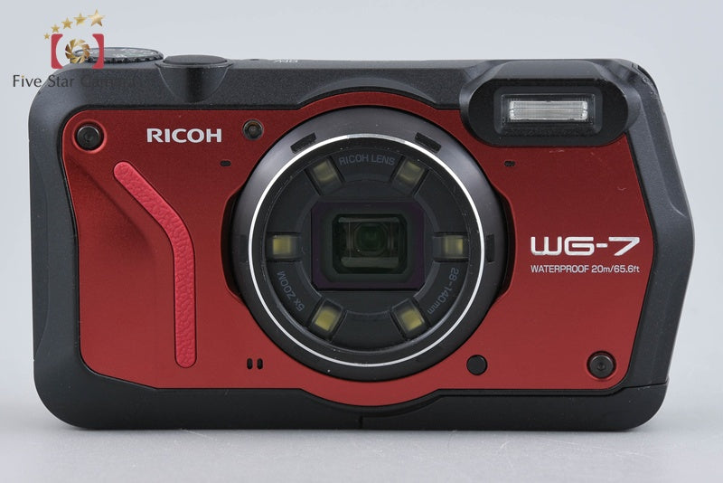 "Count 408" Ricoh Pentax WG-7 Red 20.0 MP Waterproof Action Camera w/ Box