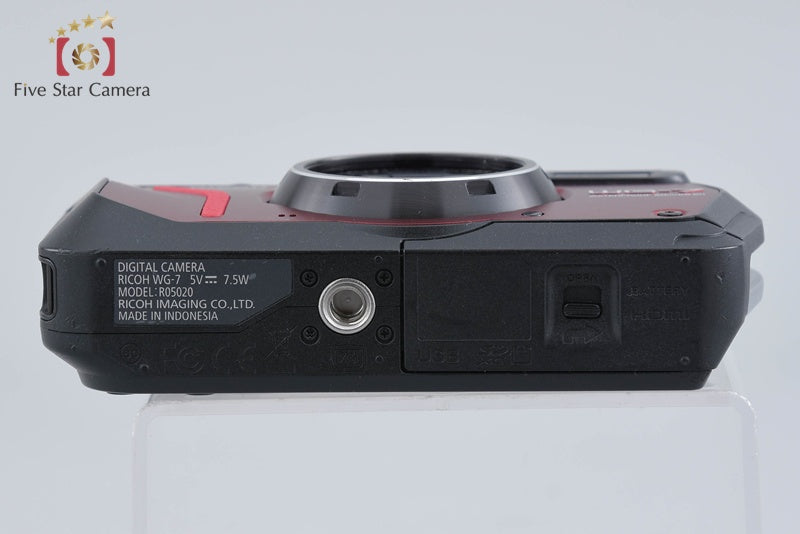 "Count 408" Ricoh Pentax WG-7 Red 20.0 MP Waterproof Action Camera w/ Box