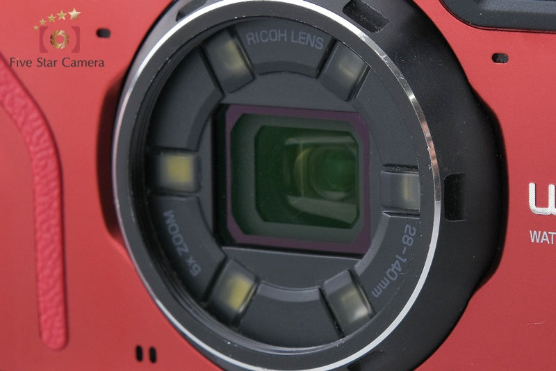 "Count 408" Ricoh Pentax WG-7 Red 20.0 MP Waterproof Action Camera w/ Box