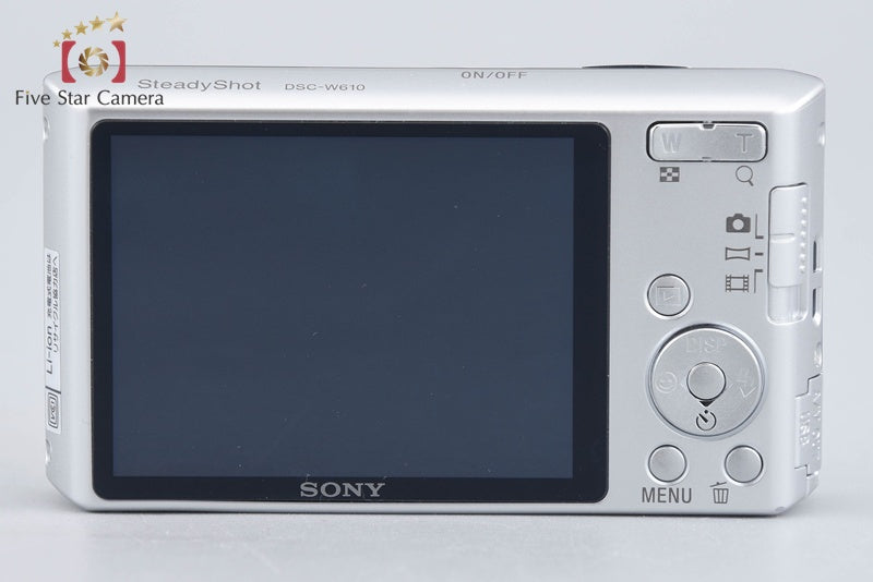 Sony Cyber-Shot DSC-W610 Silver 14.1 MP Digital Camera [Japanese Language Only]