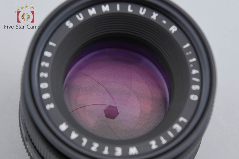 Leica SUMMILUX-R 50mm f/1.4 3-Cam 2026.08 Overhauled!!