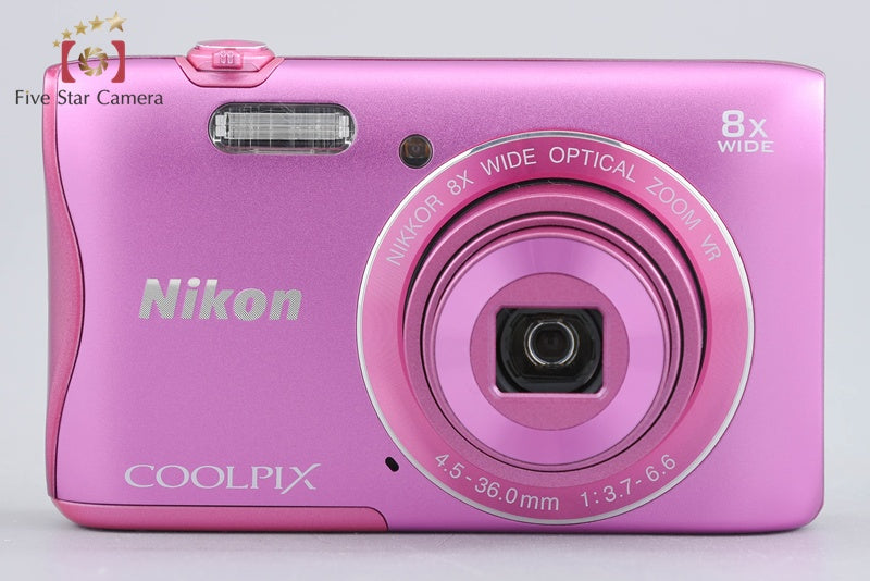 Nikon COOLPIX S3700 Pink 20.1 MP Digital Camera