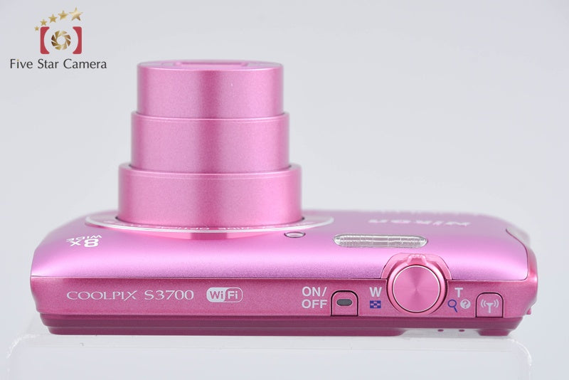 Nikon COOLPIX S3700 Pink 20.1 MP Digital Camera