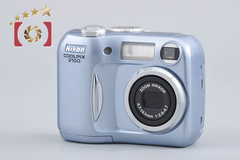 Nikon COOLPIX E2100 Silky Blue 2.0 MP Digital Camera