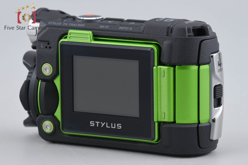 OLYMPUS STYLUS TG-TRACKER Green 7.2 MP Waterproof Action Camera w/ Box