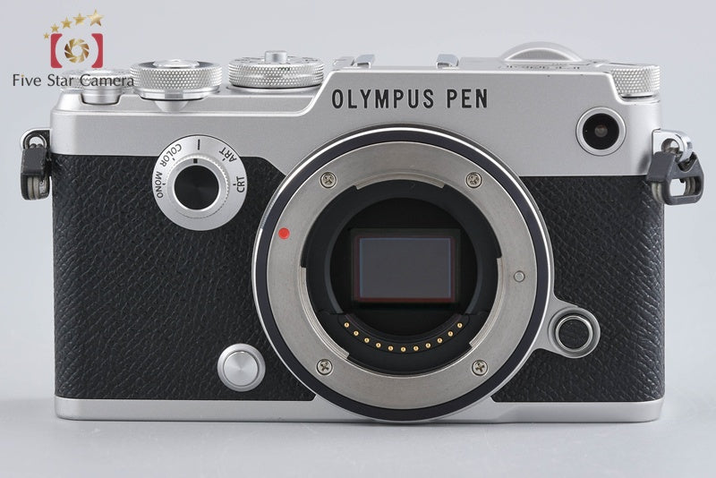 "Shutter count 4,386" Olympus PEN-F Silver 20.3 MP Digital Mirrorless Camera