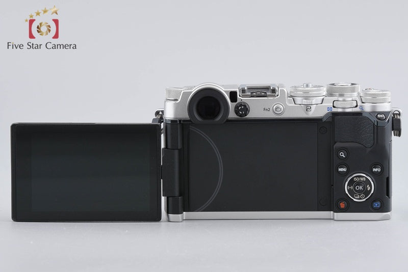 "Shutter count 4,386" Olympus PEN-F Silver 20.3 MP Digital Mirrorless Camera