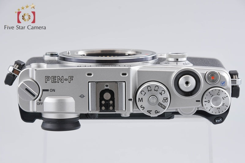 "Shutter count 4,386" Olympus PEN-F Silver 20.3 MP Digital Mirrorless Camera