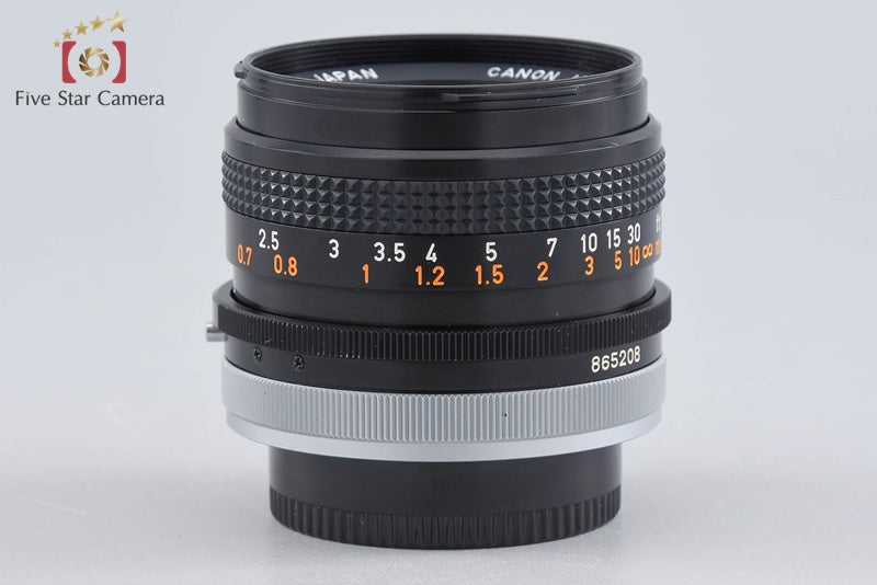 Canon FD 50mm f/1.8 S.C.