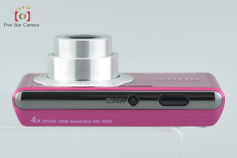 SONY Cyber-shot DSC-W530 Pink 14.1 MP Digital Camera [Japanese Language Only]
