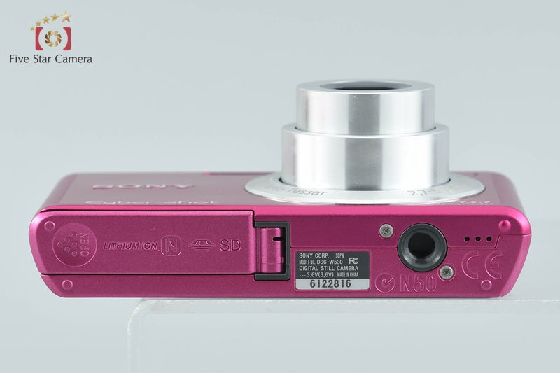 SONY Cyber-shot DSC-W530 Pink 14.1 MP Digital Camera [Japanese Language Only]