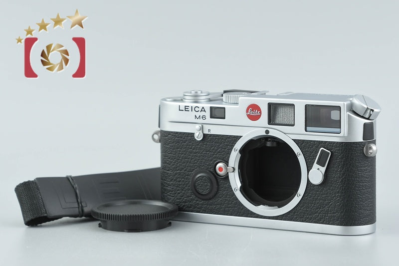 Leica M6 Chrome 35mm Rangefinder Film Camera Body