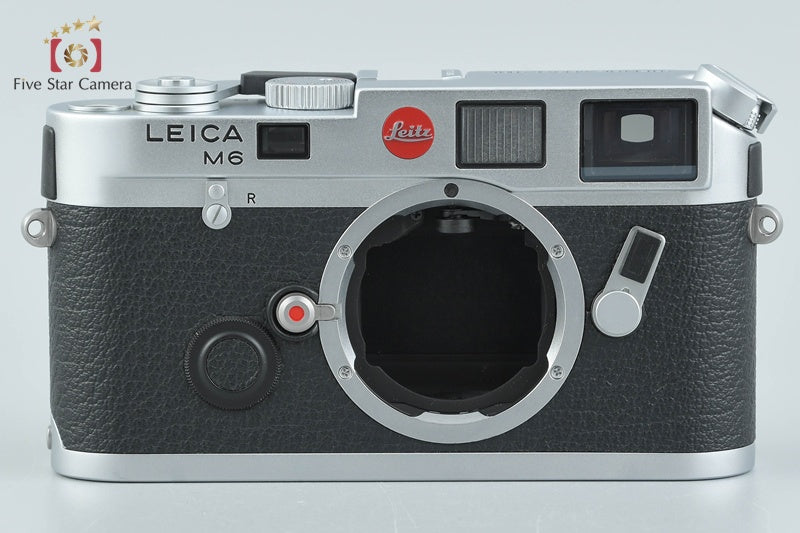 Leica M6 Chrome 35mm Rangefinder Film Camera Body