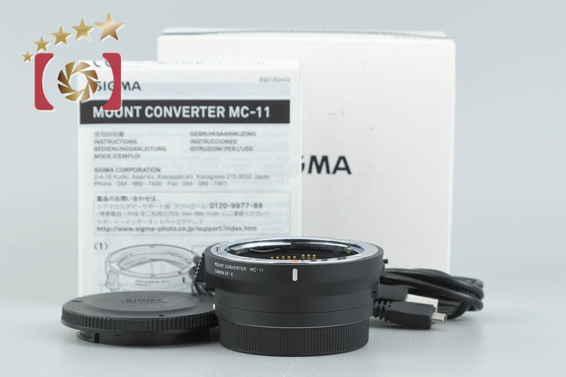 Sigma Mount Converter MC-11 for Canon EF-Mount Lens to Sony E Mount w/ Box