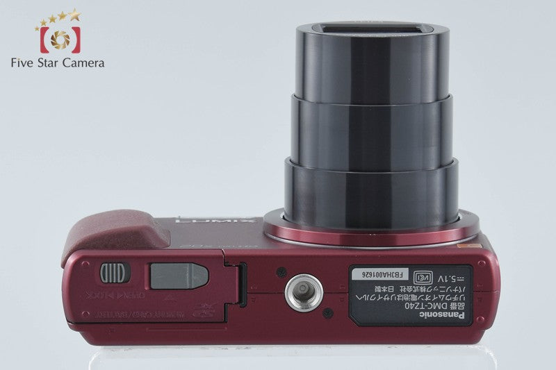 Panasonic LUMIX DMC-TZ40 Red 18.1 MP Digital Camera [Japanese Language Only]
