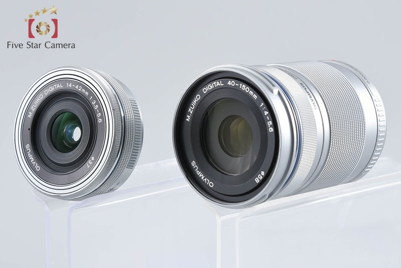 "Count 4,516" Olympus E-PL9 White 16.1 MP Mirrorless Camera 14-42 40-150 Lenses