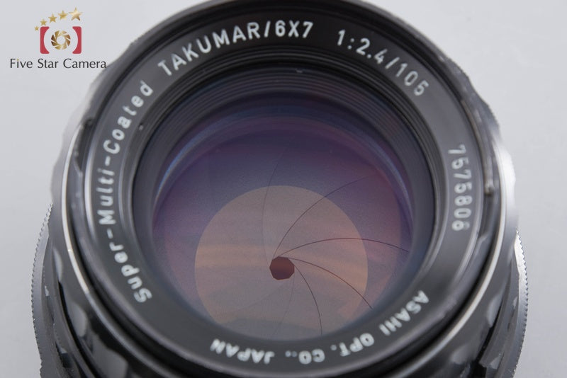 PENTAX SMC TAKUMAR 6x7 105mm f/2.4 for 6x7 / 67 / 67II 2026.08 Overhauled!!