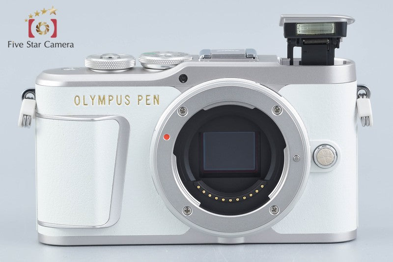 "Shutter count 1,040" Olympus E-PL9 White 16.1 MP Mirrorless Camera 14-42 Lens