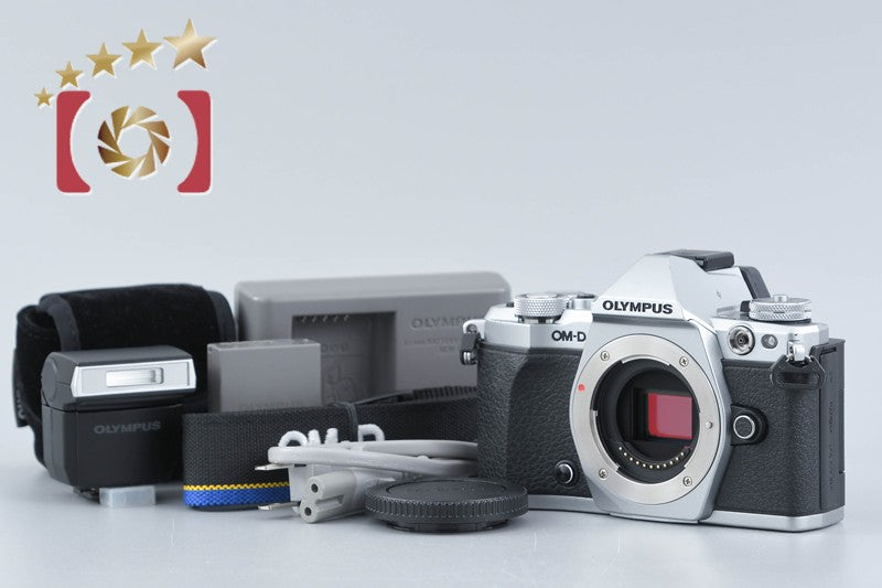 "Count 4,015" Olympus OM-D E-M5 Mark II Silver 16.1 MP Digital Mirrorless Camera