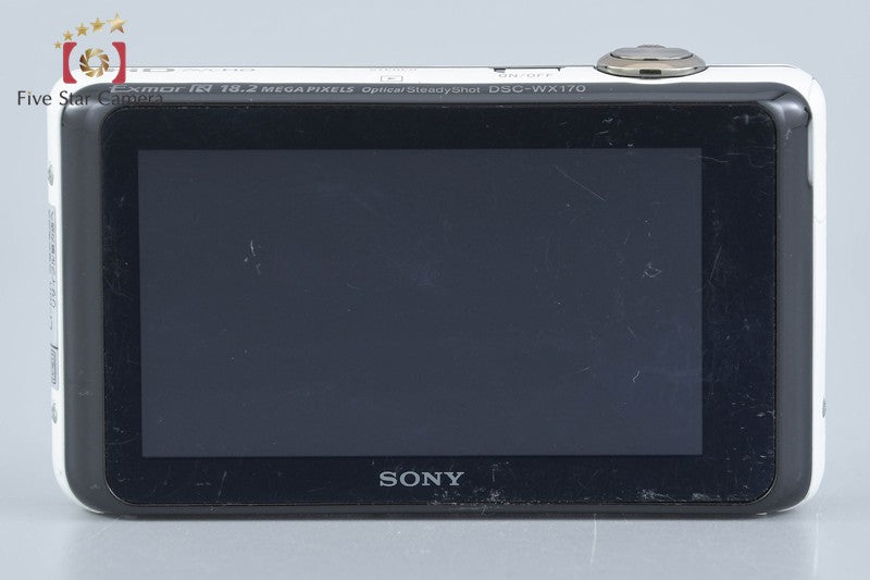 SONY Cyber-shot DSC-WX170 White 18.2 MP Digital Camera [Japanese Language Only]