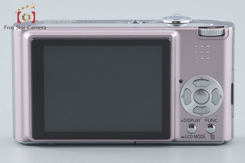 Panasonic LUMIX DMC-FX33 Cocktail Pink 8.1 MP Digital Camera