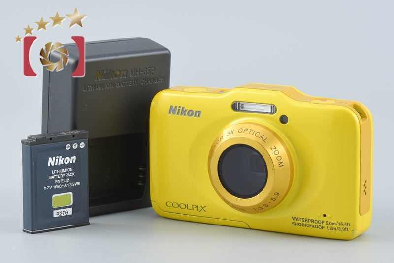 Nikon COOLPIX S31 Yellow 10.1 MP Digital Camera