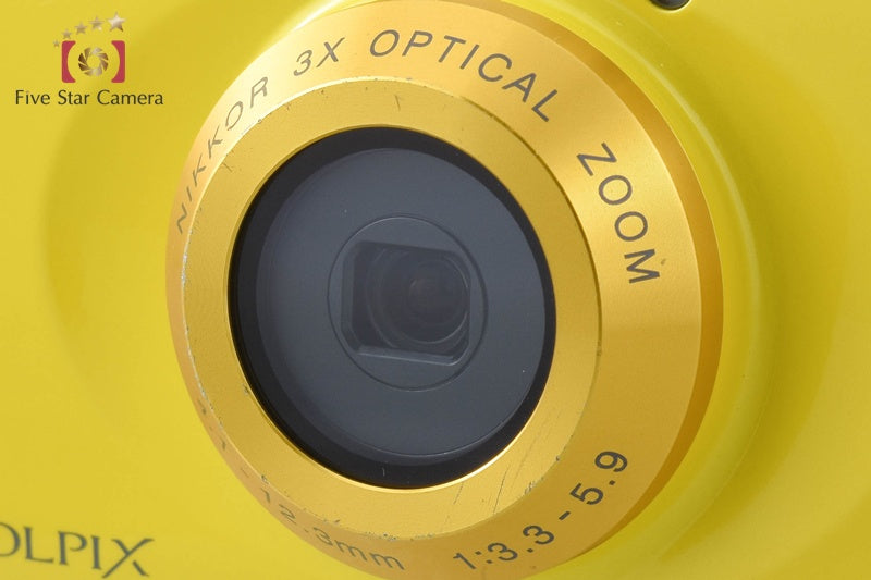 Nikon COOLPIX S31 Yellow 10.1 MP Digital Camera