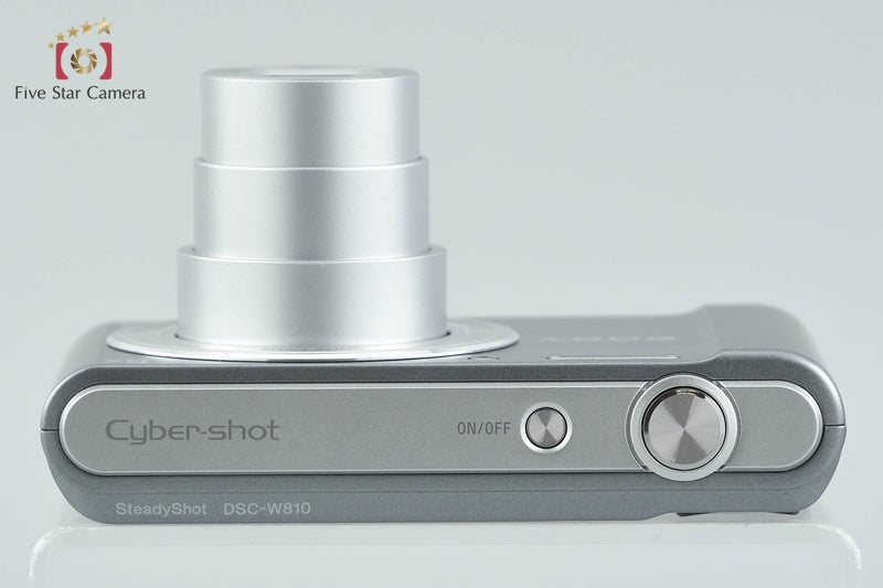Sony Cyber-Shot DSC-W810 Silver 20.1 MP Digital Camera [Japanese Language Only]
